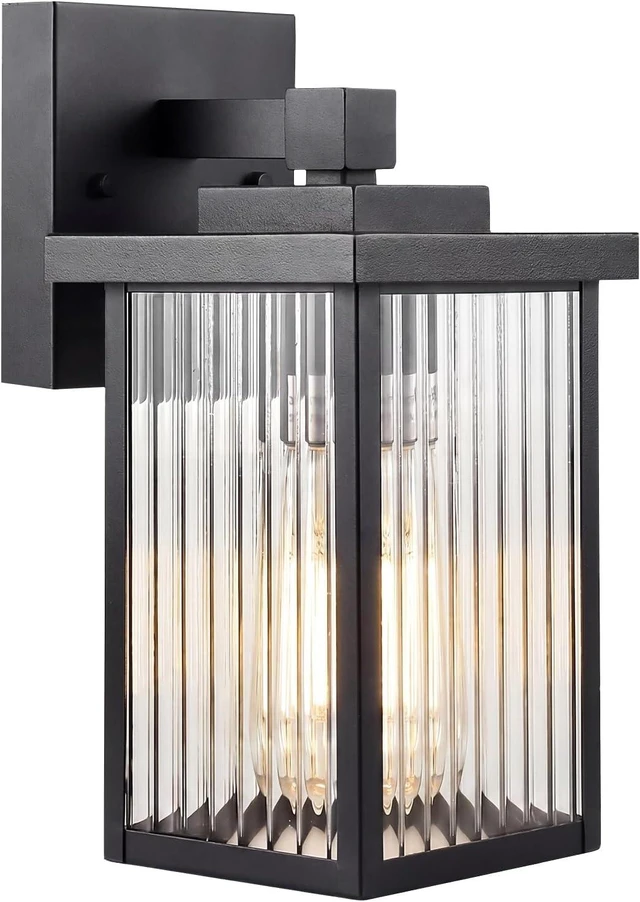 Main image of Black Wall Mount Porch Lights, Modern Outdoor Lighting Fixtures