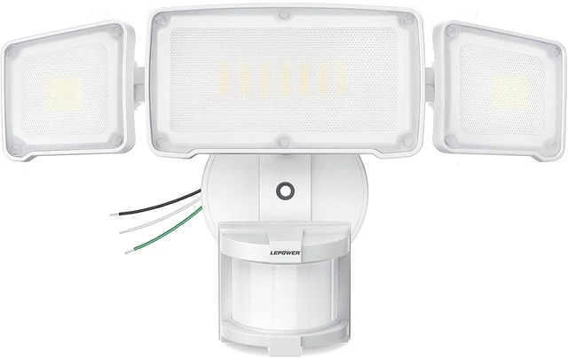 Main image of LEPOWER LED Security Light Motion Sensor Outdoor Lights, Easy to Install
