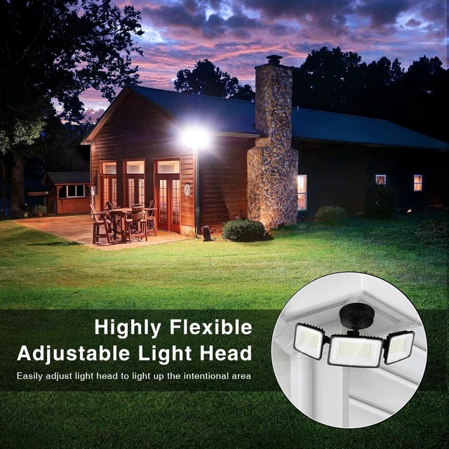 Alt view image 4 of 7 - Onforu 150W LED Security Light, 15000LM Outdoor Flood Light Switch Controlled, IP65 Waterproof LED Exterior Floodlight, 6500K White Wall Mount Security Lighting for Entryway, Garage, Yard, Eave