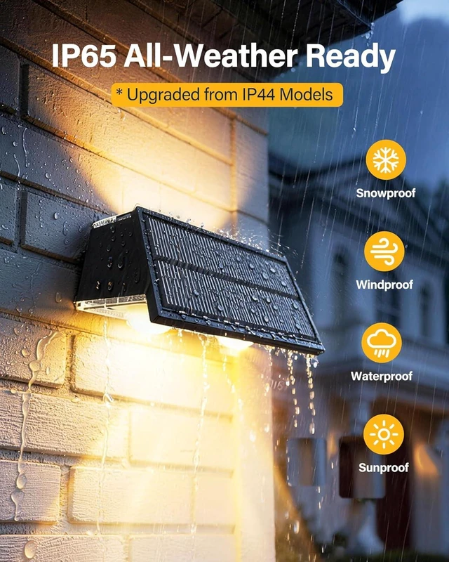 Alt view image 4 of 7 - Solar Fence Lights Outdoor, 10 Pack Fence Solar Lights Waterproof
