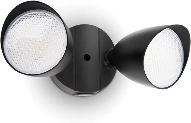 Main image of LUTEC 6222B-D2D 3500 Lumen 32 Watt Dusk to Dawn Dual-Head Flood Light Outdoor Waterproof Exterior Security Floodlight Light, Full Metal Design for Patio, Garden, Yard-Black