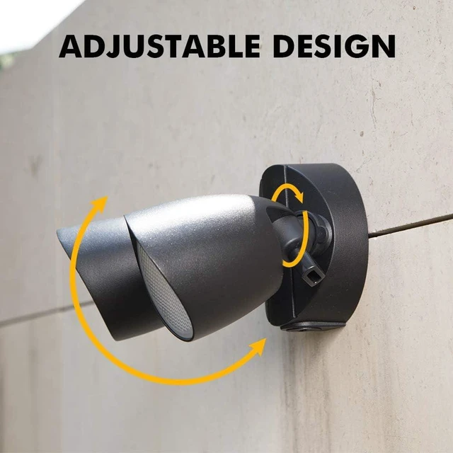 Alt view image 6 of 7 - LUTEC 6222B-D2D 3500 Lumen 32 Watt Dusk to Dawn Dual-Head Flood Light Outdoor Waterproof Exterior Security Floodlight Light, Full Metal Design for Patio, Garden, Yard-Black