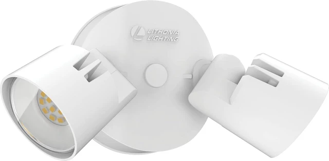 Main image of Lithonia Lighting HomeGuard 2-Light LED Outdoor Flood Lights, 4000K, Bronze
