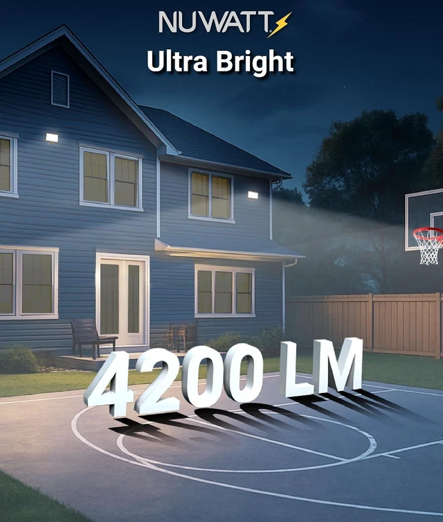 Alt view image 5 of 7 - NUWATT 30W Bronze Dimmable LED Flood Light Waterproof for Outdoor Patio, UL