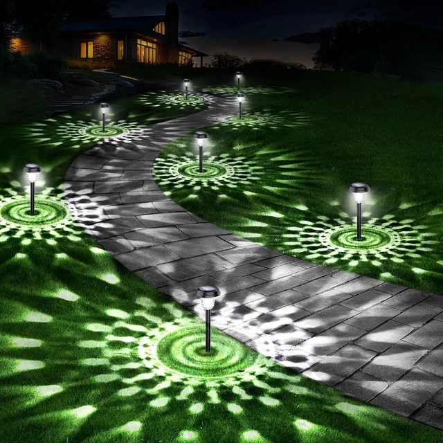 Main image of 10 Pack Ultra Bright Solar Lights Outdoor Waterproof, from Dusk to Dawn Up to 12H Outdoor Solar Lights, Auto On/Off Solar Powered Garden Pathway Lights, Landscape Lighting Decorative for Yard, Patio