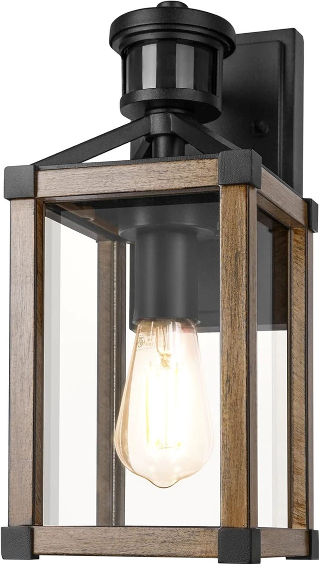 Main image of DEWENWILS Motion Sensor Outdoor Wall Lights, Dusk to Dawn Farmhouse Light