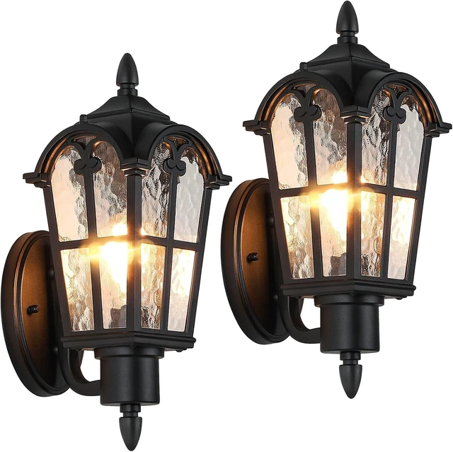 Main image of 16 Large Outdoor Wall Light Fixtures, Exterior Wall Lantern Sconces