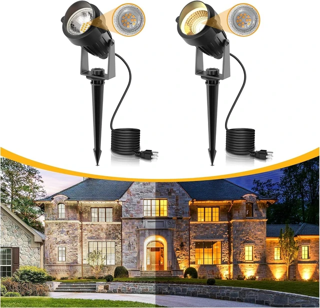Main image of L LOHAS LED Dusk to Dawn Outdoor Lighting Landscape Spotlight Tree Light