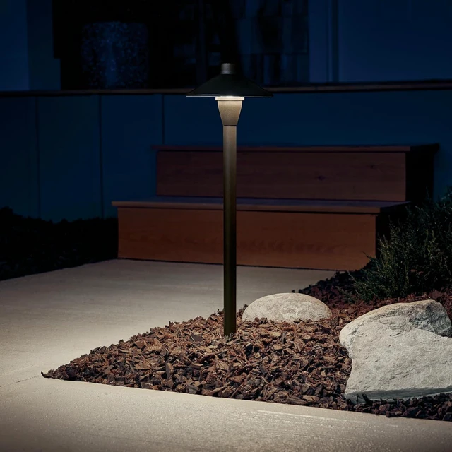 Alt view image 3 of 7 - Kichler 12V Landscape Path Light, Architectural Bronze