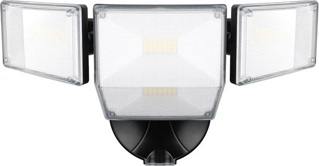 Main image of 85W 10000LM Dusk to Dawn Outdoor Lighting, 4-Head Super Bright LED Flood Light, 5000K Daylight, IP65 Waterproof Hardwired Exterior Security Light for House Garage, Yard, Backyard (Black)