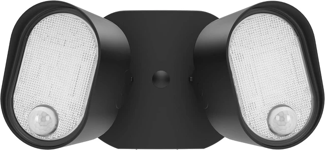 Main image of LUTEC 35W 4000LM LED FloodLights with 2 Sensors, Motion Sensor Outdoor Lights 5000K Dusk to Dawn, IP65 Waterproof 240 Wide Angle Motion Outdoor for Garage, Patio, Yard(2 Pack)
