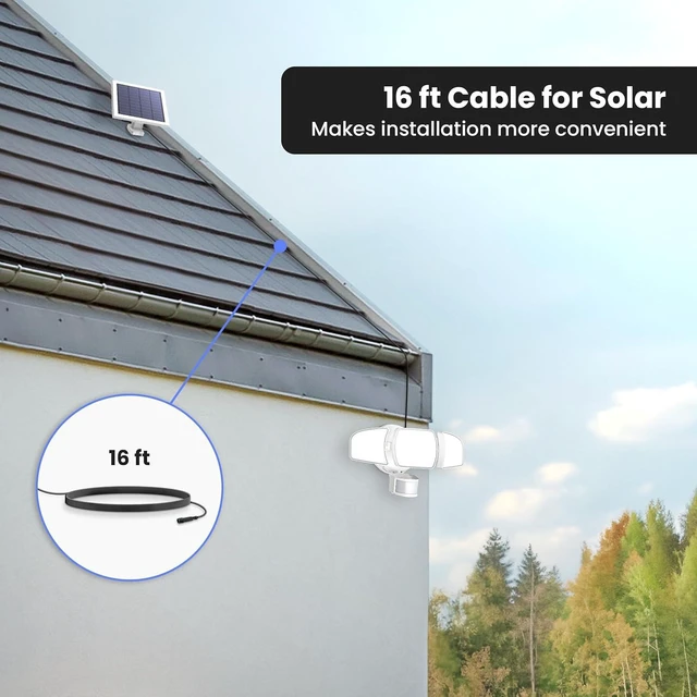 Alt view image 6 of 7 - Feit Electric LED Outdoor Security Floodlight, Motion Activated, Daylight