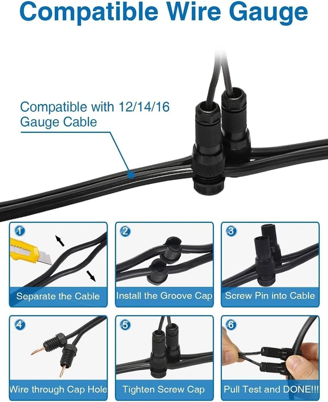 Alt view image 5 of 7 - SUNVIE 6-Pack 12W 3000K LED Low Voltage Landscape Well Lights, Shield Top
