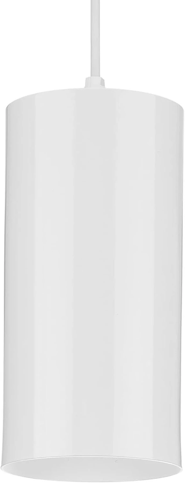 Alt view image 4 of 7 - Progress Lighting Cylinder Outdoor Pendant Light, White