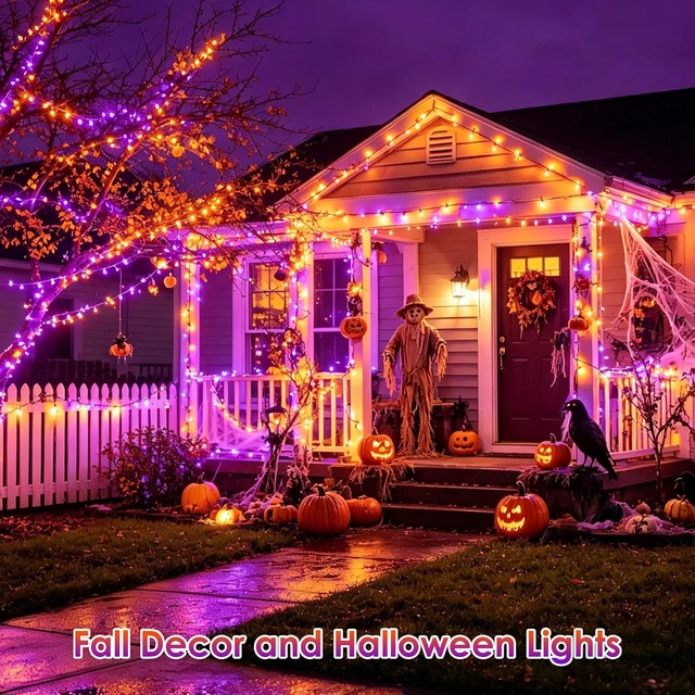Alt view image 2 of 7 - Smart Color Changing Christmas Halloween Tree Light String 79 FT 200 LED