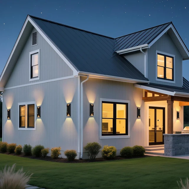 Alt view image 4 of 7 - Outdoor Wall Lights, 15" Up and Down Exterior Lighting Fixtures