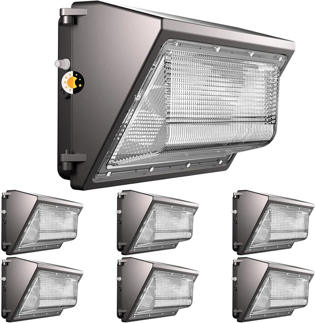 Main image of Lightdot 6 Pack 150W LED Wall Pack Lights, Outside Exterior Lighting
