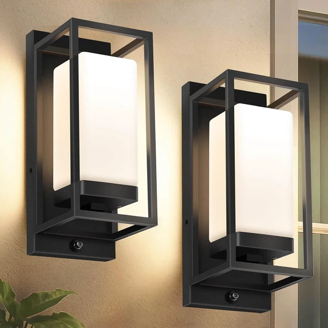Main image of RAYVO Dusk to Dawn Outdoor Wall Lights 2 Pack, LED Bulb Included, E26 Base