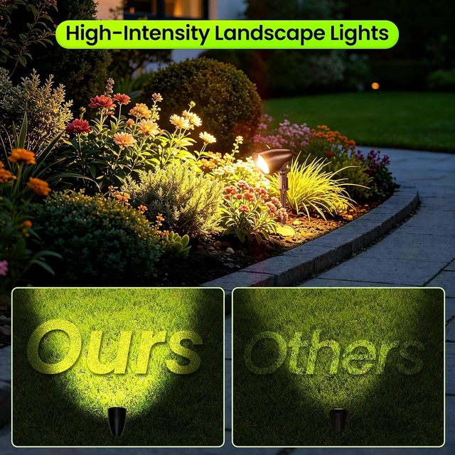 Alt view image 5 of 7 - 20W Outdoor Spotlight,IP66 Landscape Lighting for Yard, 2 Pack
