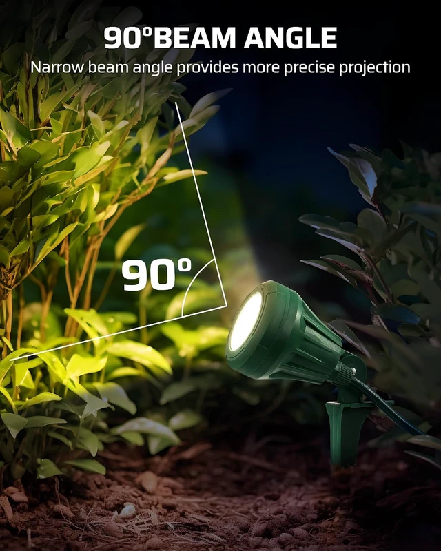 Alt view image 6 of 7 - DEWENWILS Halloween LED Spotlight Outdoor,120V 500LM Landscape Lighting