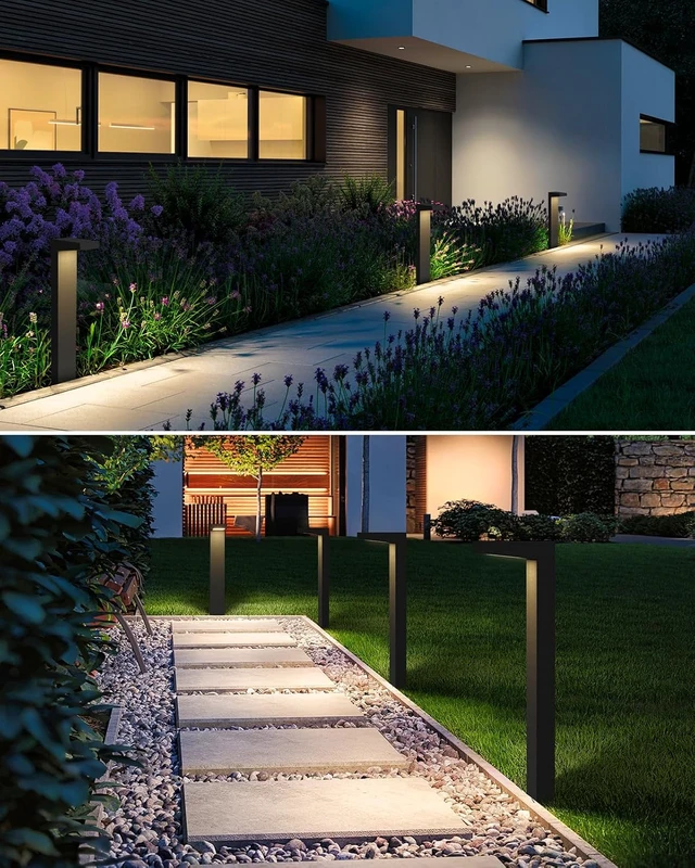 Alt view image 4 of 7 - SUNVIE 5W 3000K LED Low Voltage Landscape Pathway Lights Black, 4 Pack
