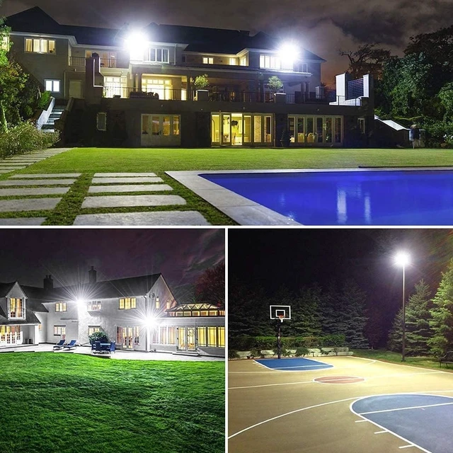 Alt view image 7 of 7 - XYCN 200W LED Flood Light 2 Pack, 22500lm Super Bright Security Lights, IP66 Waterproof Outdoor Flood Light, 5000K Daylight White Floodlight for Yard, Garden,Basketball Court, Arena