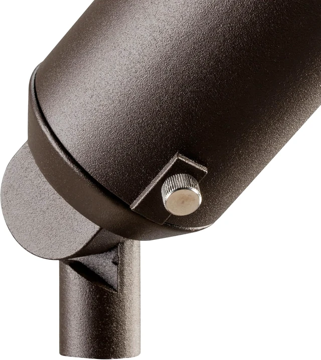 Alt view image 5 of 7 - Kichler 12V LED Landscape Spotlight Light, Textured Bronze