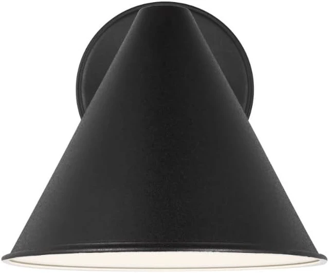 Alt view image 4 of 5 - Generation Lighting Crittenden Small Outdoor Wall Lantern in Black