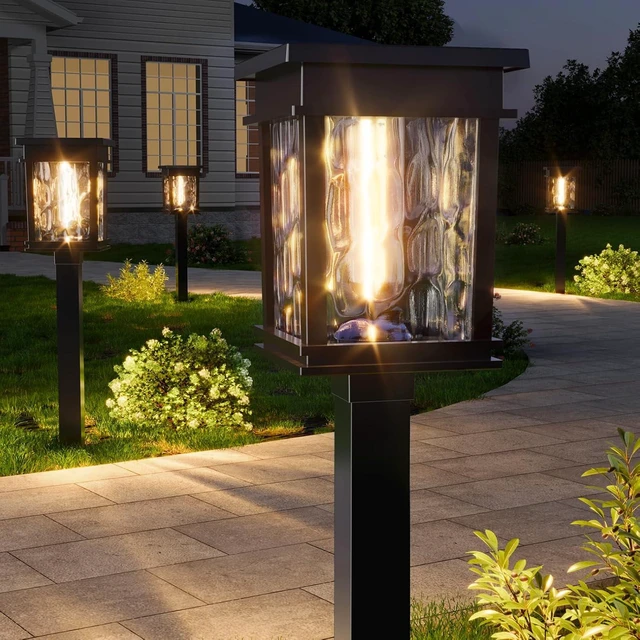 Main image of XMCOSY+ Solar Pathway Lights Outdoor, 6 Pack Solar Powered Garden Lights