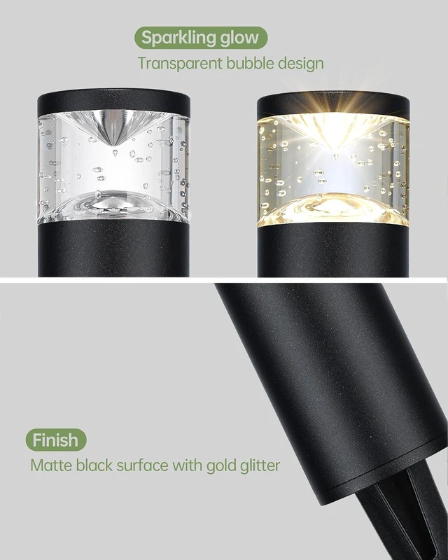Alt view image 6 of 7 - LITFIT 4Pack Low Voltage Bollard Landscape Lights, 12V Aluminum Path Light