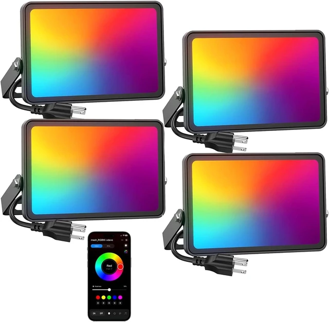 Main image of Onforu RGB LED Flood Light Outdoor 25W, 250W Equiv Halloween Stage Lighting