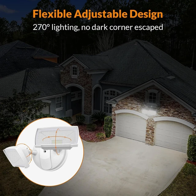 Alt view image 4 of 7 - LEPOWER 28W Flood Lights Outdoor - 3000LM Brightness LED Security Lights