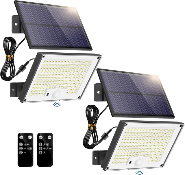 Main image of Gusicil Solar Lights Outdoor 2Pack, Motion Sensor Flood Lights for Yard