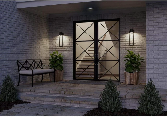 Alt view image 7 of 7 - Progress Lighting Z-1030 LED Outdoor Wall Light, Black