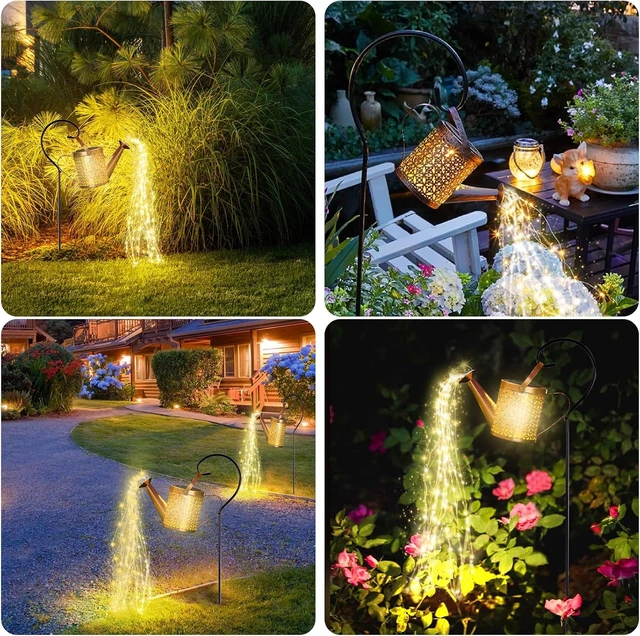 Alt view image 6 of 6 - SRNPMIU Solar Watering Can Light - Solar Light Yard Decorations Outdoor