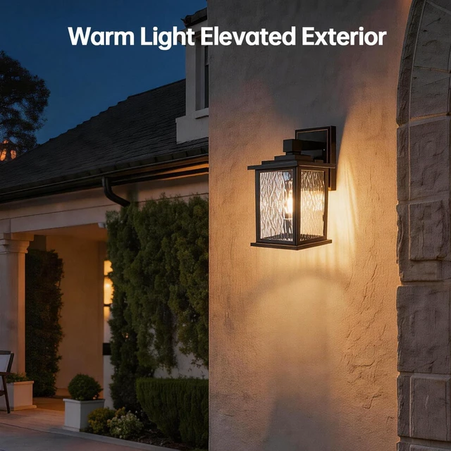 Alt view image 2 of 7 - Oil-Rubbed Bronze Outdoor Wall Light, Aluminum Porch Lights Outdoor