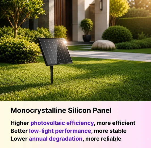 Alt view image 3 of 7 - ZYAN Solar Landscape Spotlights, Long Cable (9.8+7×6.5ft), Remote Control, Timer, Dimmable, Flashing, Auto On Off, 6000mAh Separate Panel & USB-C Powered, IP65 Waterproof, 3000K Warm White, 6 Pack