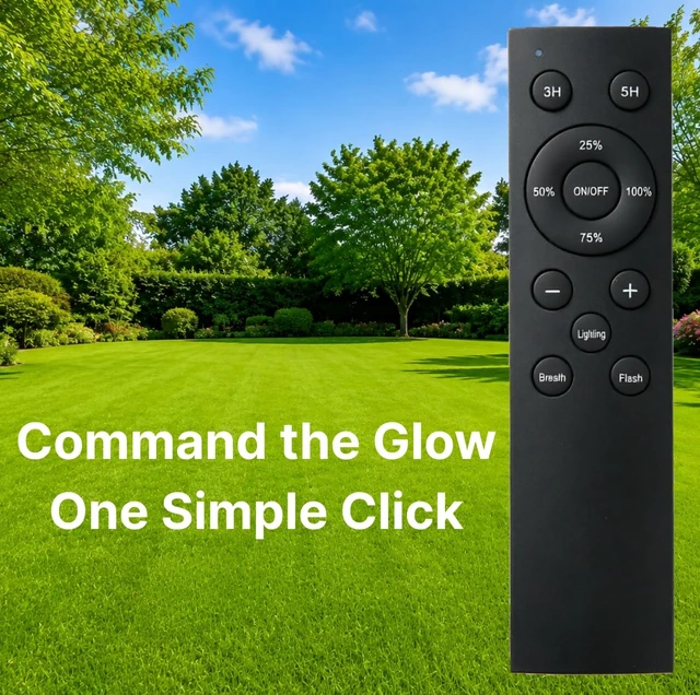 Alt view image 4 of 7 - ZYAN Solar Landscape Spotlights, Long Cable (9.8+7×6.5ft), Remote Control, Timer, Dimmable, Flashing, Auto On Off, 6000mAh Separate Panel & USB-C Powered, IP65 Waterproof, 3000K Warm White, 6 Pack