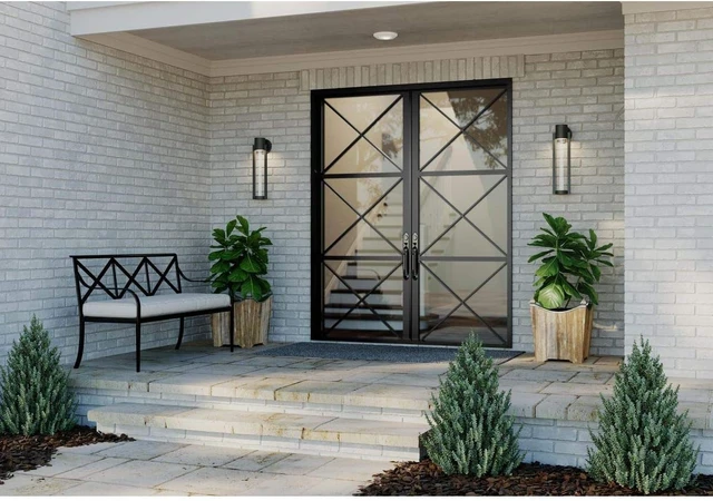 Alt view image 6 of 7 - Progress Lighting Z-1030 LED Outdoor Wall Light, Black