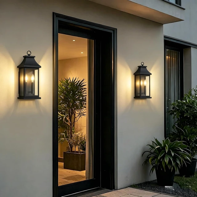 Alt view image 6 of 7 - 1-Pack Outdoor Wall Lights, 18 Inches Exterior Lighting Fixtures