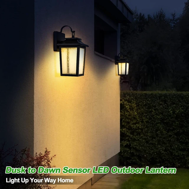 Alt view image 5 of 7 - FILIYANO LED Dusk to Dawn Outdoor Wall Lights, Waterproof, 3000K, 2 Pack