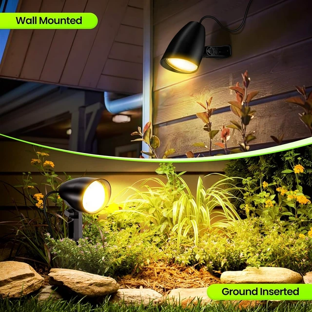 Alt view image 4 of 7 - ZZXX 20W Outdoor Spotlight 120V Landscape Lighting, 1880LM 2700K Yard Light