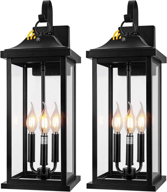 Main image of Dusk to Dawn Outdoor Lighting 23 Inch Extra Large Porch Lamps