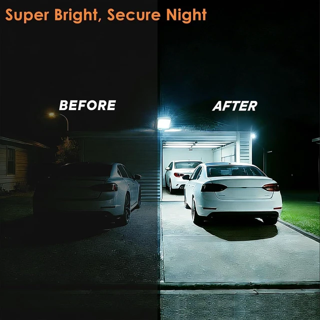 Alt view image 4 of 7 - 50W Plug-in LED Flood Light, IP66 Waterproof Outdoor Security Light, 1Pack