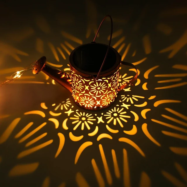 Alt view image 2 of 7 - Solar Garden Lights Outdoor Decoration Flower Solar Watering Can Light
