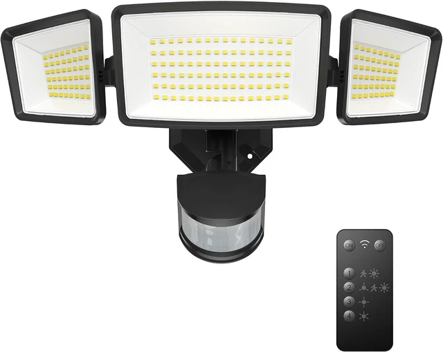 Main image of TECKNET Flood Motion Sensor Outdoor Lights, 4200LM 150LEDS Lights Outdoor with 4 Modes, IP66 Waterproof, Ideal for Garage, Patio, Yard