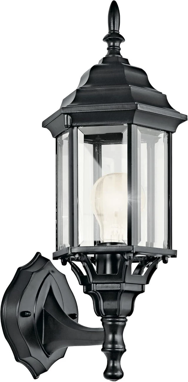 Main image of Kichler Chesapeake Outdoor Wall Sconce Light, Black