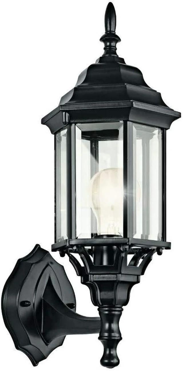 Alt view image 5 of 7 - Kichler Chesapeake Outdoor Wall Sconce Light, Black