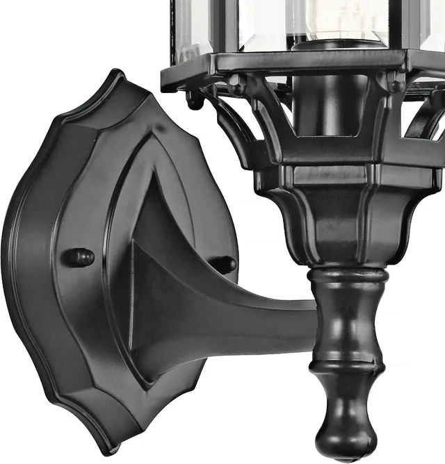 Alt view image 7 of 7 - Kichler Chesapeake Outdoor Wall Sconce Light, Black