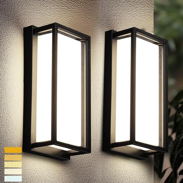 Main image of iYogaled 5CCT Outdoor Wall Sconce, 15W Dimmable Exterior Lighting fixtures